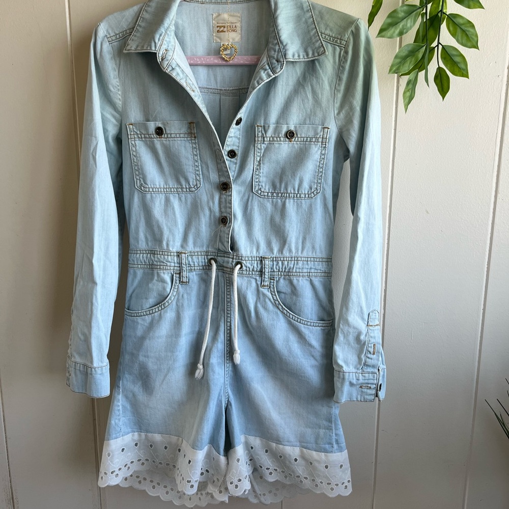 Billabong denim romper